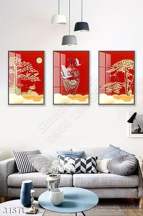 Tranh lụa 3D bình hoa cổ tài lộc