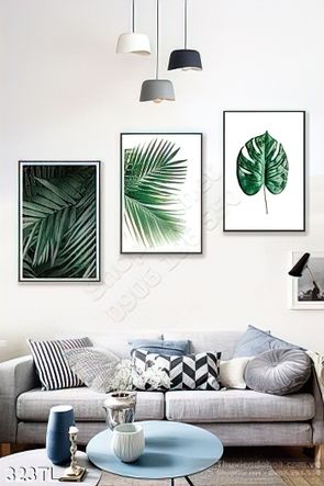 Tranh lụa 3D các loại lá