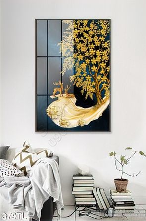 Tranh lụa 3D hươu nai trang trí đẹp