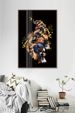 Tranh lụa 3D sơn dầu treo tường đẹp