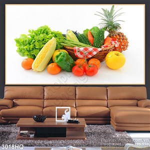 Tranh thực phẩm nấu bếp