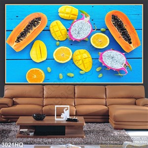Tranh các loại trái cây