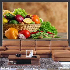 Tranh rau củ quả