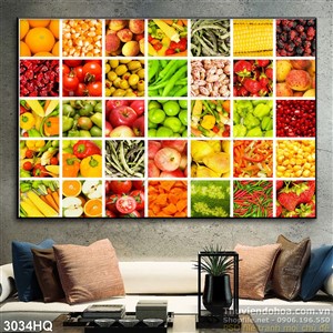Tranh các loại trái cây