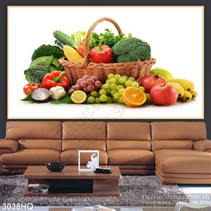 Tranh rau củ và trái cây