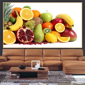 Tranh rau củ quả trang trí