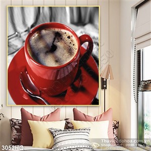 Tranh tách cà phê