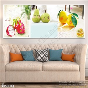 Tranh các loại trái cây