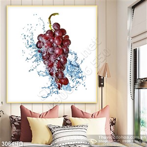 Tranh nho tím