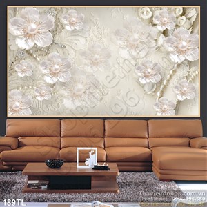 Tranh lụa 3D hoa mai đẹp độc đáo
