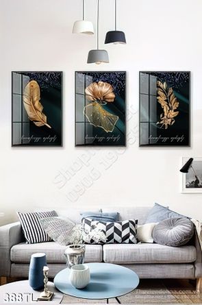 Tranh lụa 3D lá kim tiền đẹp