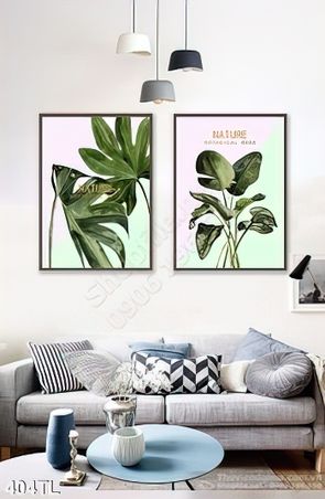 Tranh lụa lá cây đẹp treo tường