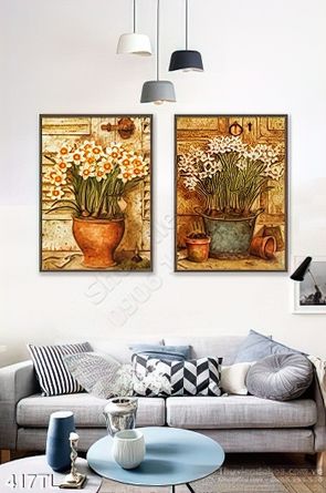 Tranh lụa 3D bình hoa nghệ thuật treo tường