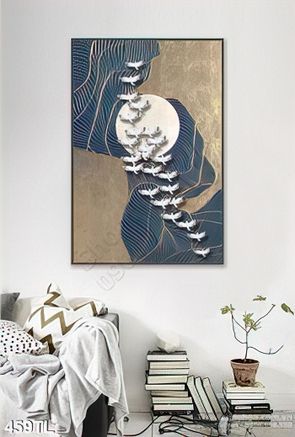 Tranh lụa 3D nghệ thuật in gạch