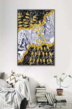 Tranh lụa 3D cá đại dương nghệ thuật