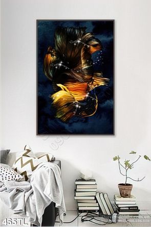 Tranh lụa 3D nghệ thuật hiện đại treo tường