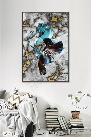 Tranh lụa 3D cá nghệ thuật treo tường đẹp