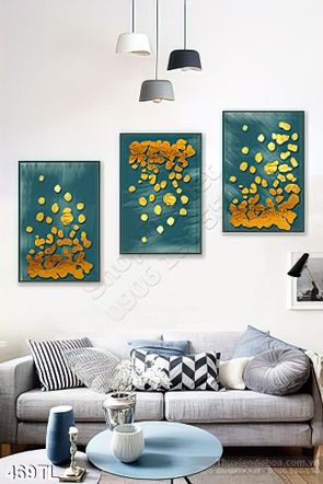 Tranh lụa 3D kim tiền nghệ thuật đẹp