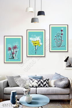 Tranh lụa 3D nghệ thuật treo tường đẹp