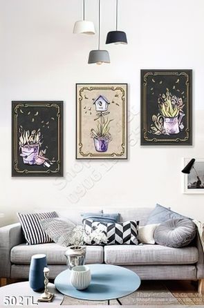 Tranh lụa 3D bình hoa trang trí treo tường đẹp