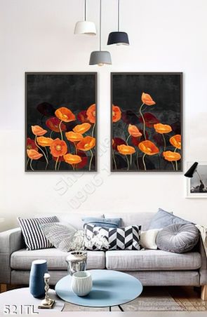 Tranh lụa sơn dầu hoa mỹ nhân đẹp