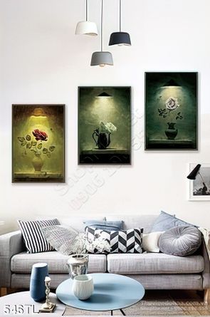 Tranh lụa 3D sơn dầu hoa hồng đẹp