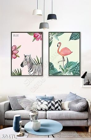 Tranh lụa 3D Hồng hạc treo tường mới nhất