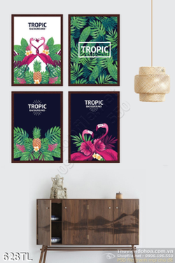 Tranh lụa 3D chim hạc nghệ thuật trang trí