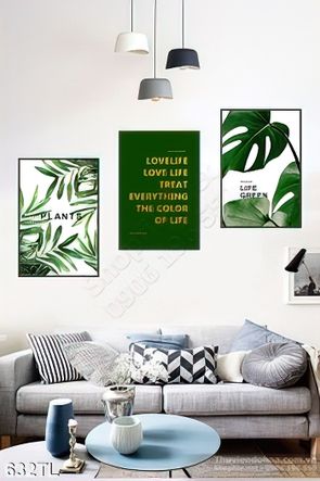 Tranh lụa 3D lá cây treo tường mới nhất
