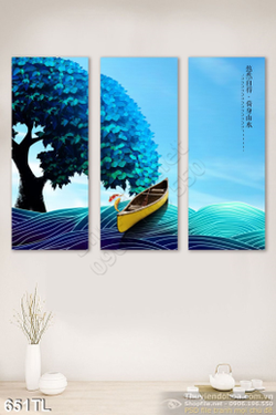 Tranh lụa 3D nghệ thuật in tranh đẹp nhất