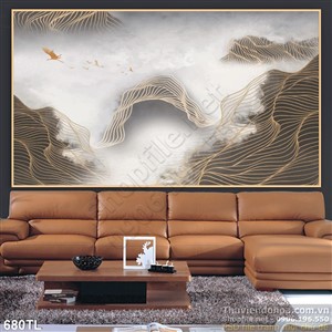 Tranh lụa 3D nghệ thuật hiện đại