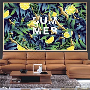 Tranh lụa 3D bình hoa trang trí đẹp