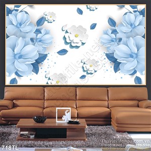 Tranh lụa 3D trang trí treo tường đẹp