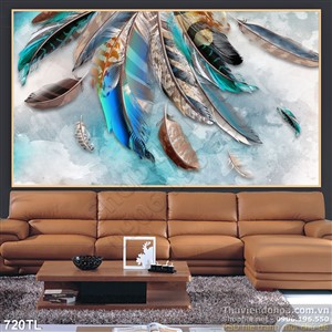 Tranh lụa 3D trang trí đẹp