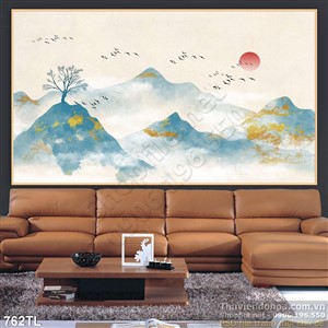 Tranh lụa 3D treo tường đẹp