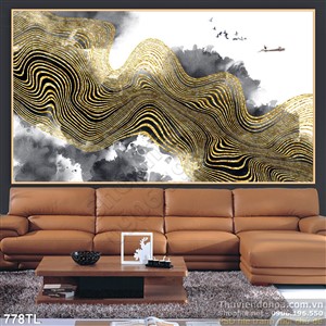 Tranh lụa 3D nghệ thuật trang trí đẹp