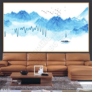 Tranh màu nước nghệ thuật treo tường đẹp