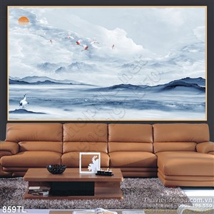 Tranh sơn dầu trang trí treo tường