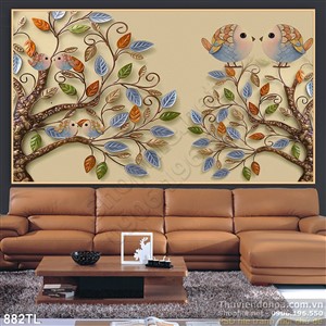 Tranh decor trang trí dán tường mới nhất