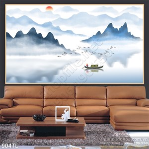 Tranh màu nước treo tường đẹp