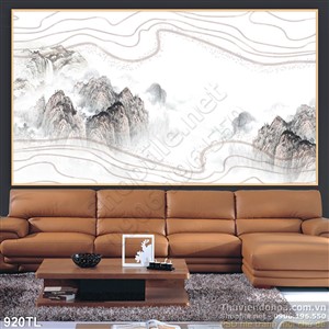 Tranh phong thủy in gạch đẹp