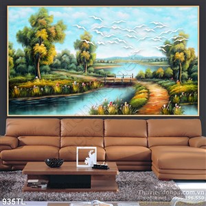 Tranh sơn dầu phong cảnh đẹp