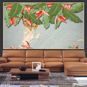 Tranh hoa thiên điểu đẹp nhất hiện nay