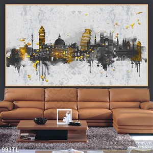 Tranh màu nước kỳ quan thế giới