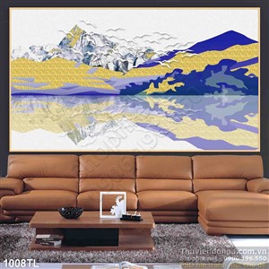 Tranh nghệ thuật trang trí tường phòng khách