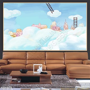 Tranh lụa trang trí phòng trẻ em