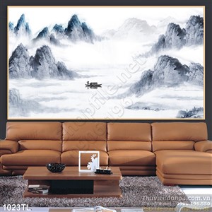 Tranh thư pháp phong thủy đep độc đáo