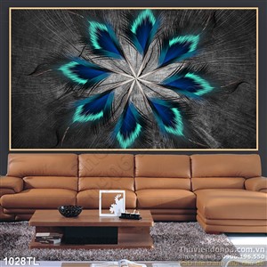 Tranh hoa nghệ thuật hiện đại treo tường