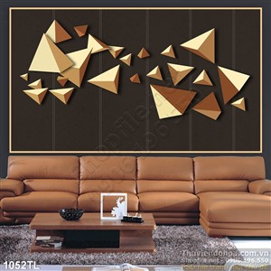 Tranh hình hộp trang trí phòng khách