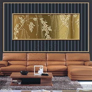 Tranh hoa tài lộc đẹp độc đáo